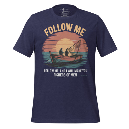 Follow Me Christian Bible Verse T-Shirt